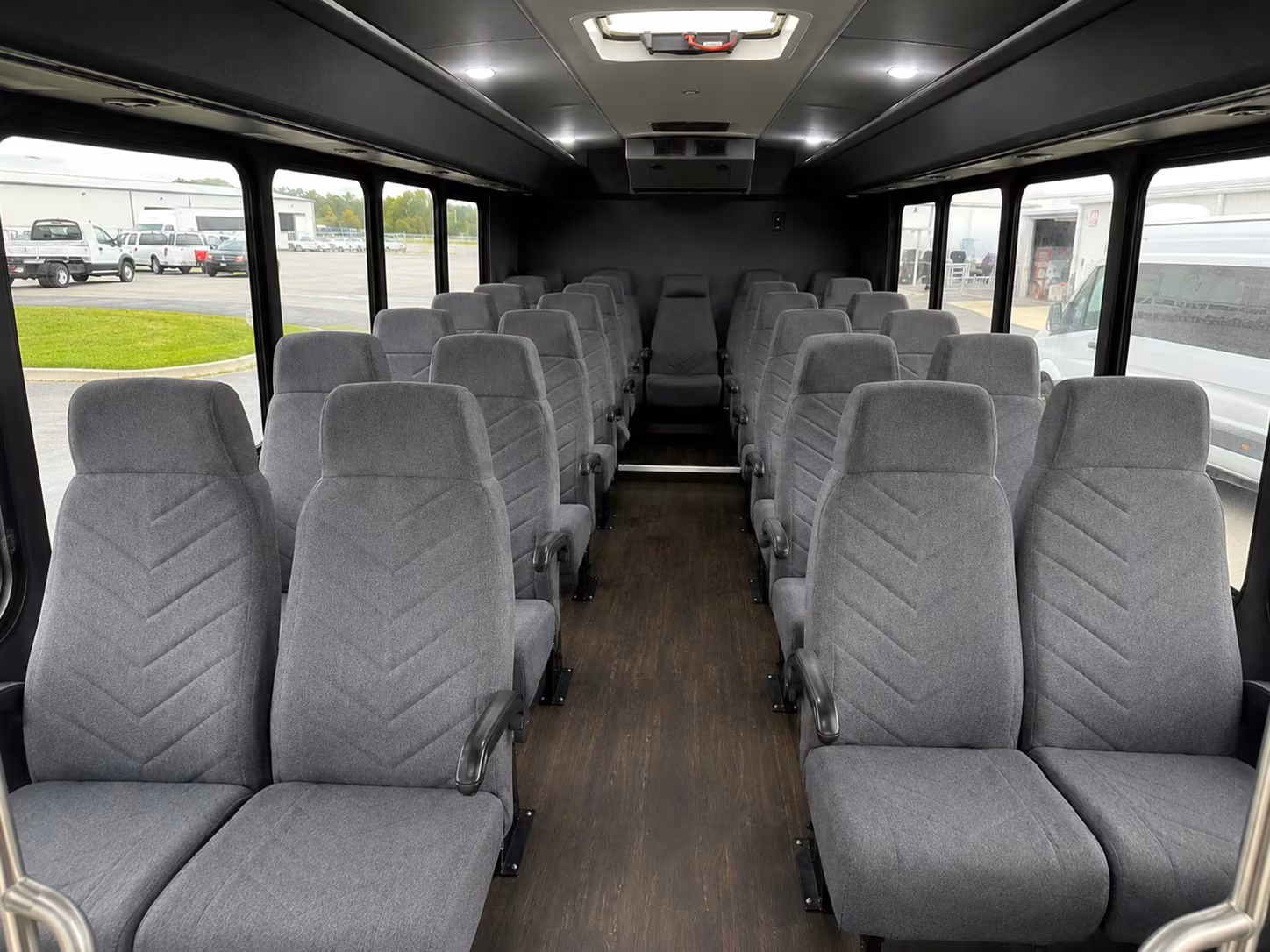 15 passenger minibus inside