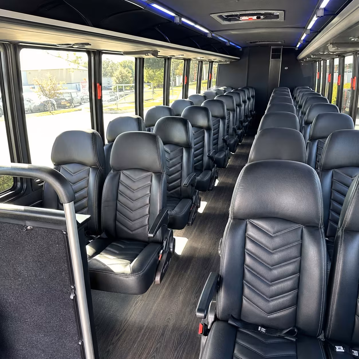 35 passenger minibus interior