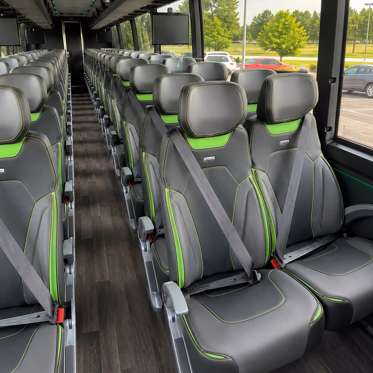 lynn charter bus rental interior
