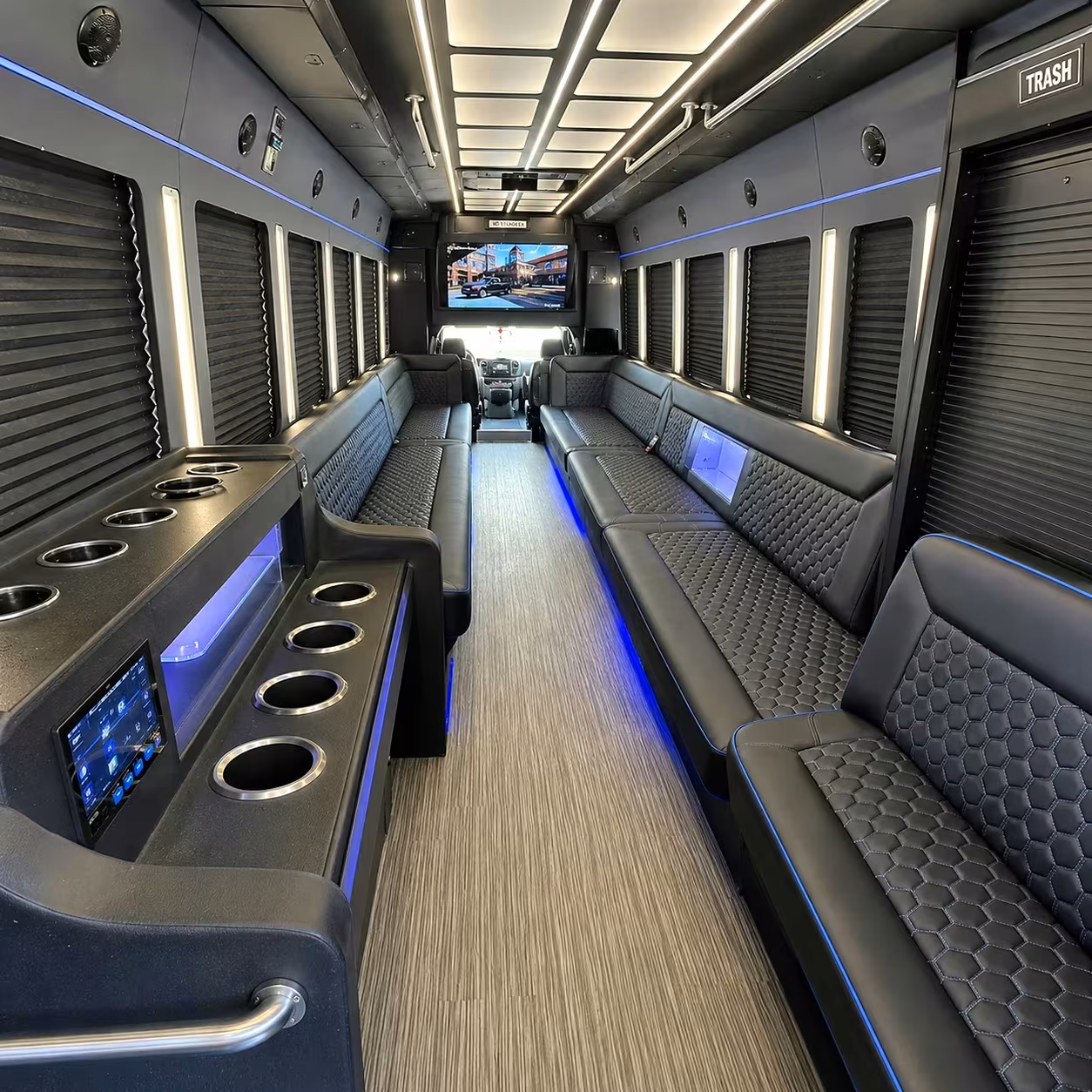 party bus interior