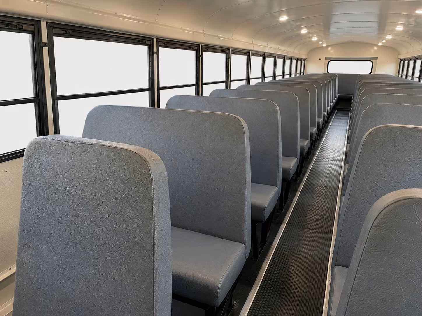 school bus interior