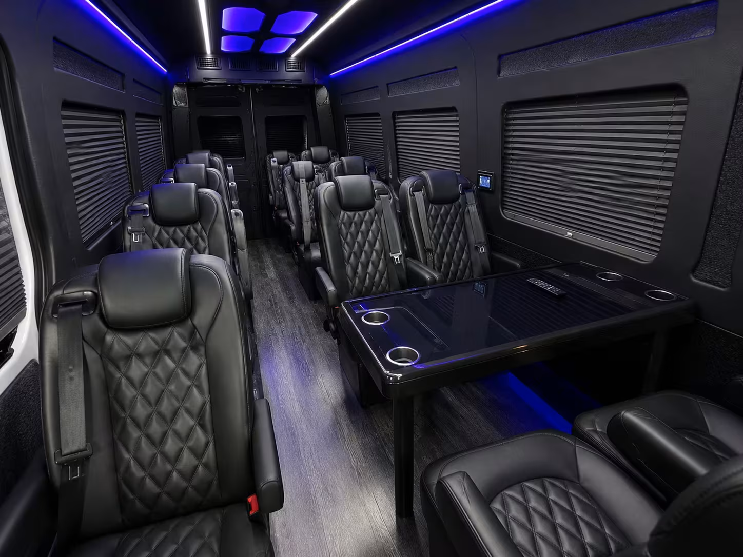 sprinter van with driver interior